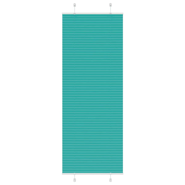 Pliseerattu kaihdin petrolinvihreä 75x200 cm kangas leveys 74,4 cm polyesteri