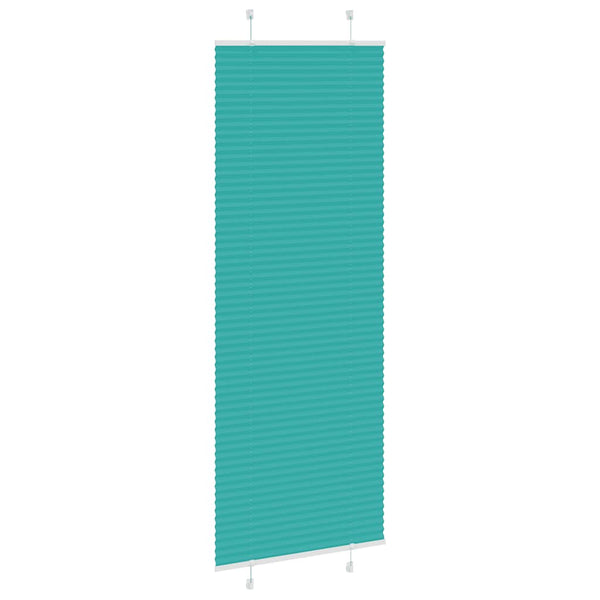 Pliseerattu kaihdin petrolinvihreä 75x200 cm kangas leveys 74,4 cm polyesteri