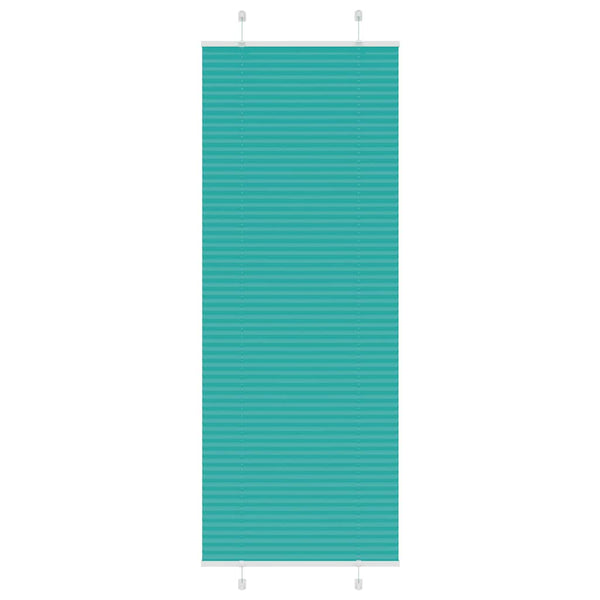 Pliseerattu kaihdin petrolinvihreä 80x200 cm kangas leveys 79,4 cm polyesteri