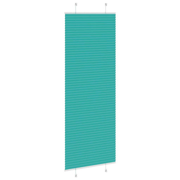 Pliseerattu kaihdin petrolinvihreä 80x200 cm kangas leveys 79,4 cm polyesteri
