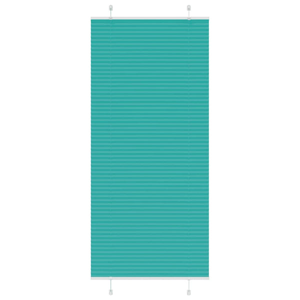 Pliseerattu kaihdin petrolinvihreä 95x200 cm kangas leveys 94,4 cm polyesteri