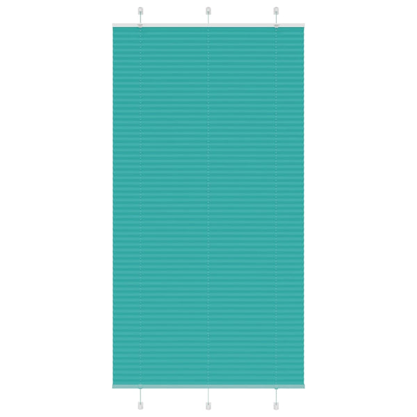 Pliseerattu kaihdin petrolinvihreä 110x200 cm kangas leveys 109,4 cm polyesteri