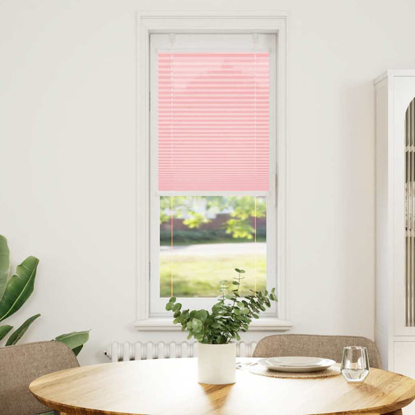Pliseerattu kaihdin, pinkki, 50x100 cm, kangas, leveys 49,4 cm, polyesteri