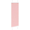 Pliseerattu kaihdin, pinkki, 50x100 cm, kangas, leveys 49,4 cm, polyesteri