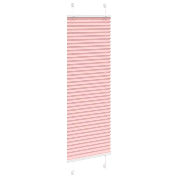 Pliseerattu kaihdin, pinkki, 50x100 cm, kangas, leveys 49,4 cm, polyesteri