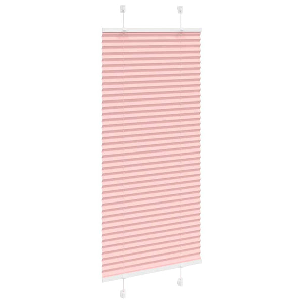 Pliseerattu kaihdin, pinkki, 55x100 cm, kangas, leveys 54,4 cm, polyesteri
