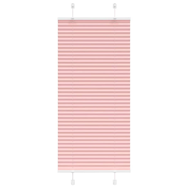 Pliseerattu kaihdin, pinkki, 60x100 cm, kangas, leveys 59,4 cm, polyesteri