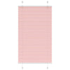 Pliseerattu kaihdin, pinkki, 75x100 cm, kangas, leveys 74,4 cm, polyesteri