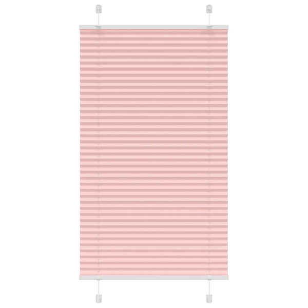 Pliseerattu kaihdin, pinkki, 75x100 cm, kangas, leveys 74,4 cm, polyesteri