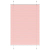 Pliseerattu kaihdin, pinkki, 85x100 cm, kangas, leveys 84,4 cm, polyesteri