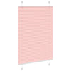 Pliseerattu kaihdin, pinkki, 85x100 cm, kangas, leveys 84,4 cm, polyesteri
