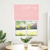 Pliseerattu kaihdin, pinkki, 100x100 cm, kangas, leveys 99,4 cm, polyesteri