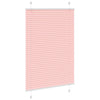Pliseerattu kaihdin, pinkki, 100x100 cm, kangas, leveys 99,4 cm, polyesteri