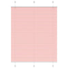 Pliseerattu kaihdin, pinkki, 105x100 cm, kangas, leveys 104,4 cm, polyesteri