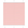 Pliseerattu kaihdin, pinkki, 115x100 cm, kangas, leveys 114,4 cm, polyesteri