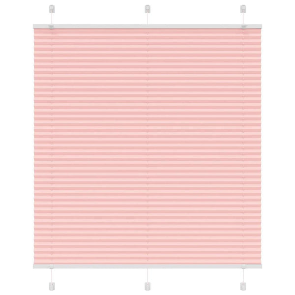 Pliseerattu kaihdin, pinkki, 115x100 cm, kangas, leveys 114,4 cm, polyesteri