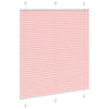 Pliseerattu kaihdin, pinkki, 115x100 cm, kangas, leveys 114,4 cm, polyesteri