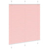 Pliseerattu kaihdin, pinkki, 120x100 cm, kangas, leveys 119,4 cm, polyesteri