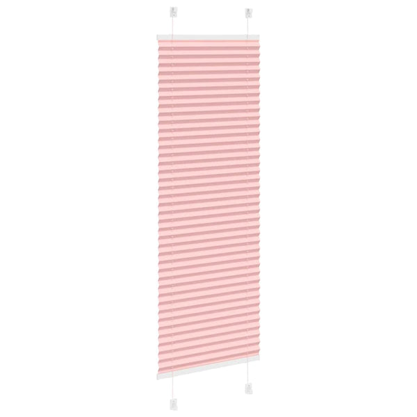 Pliseerattu kaihdin, pinkki, 45x150 cm, kangas, leveys 44,4 cm, polyesteri