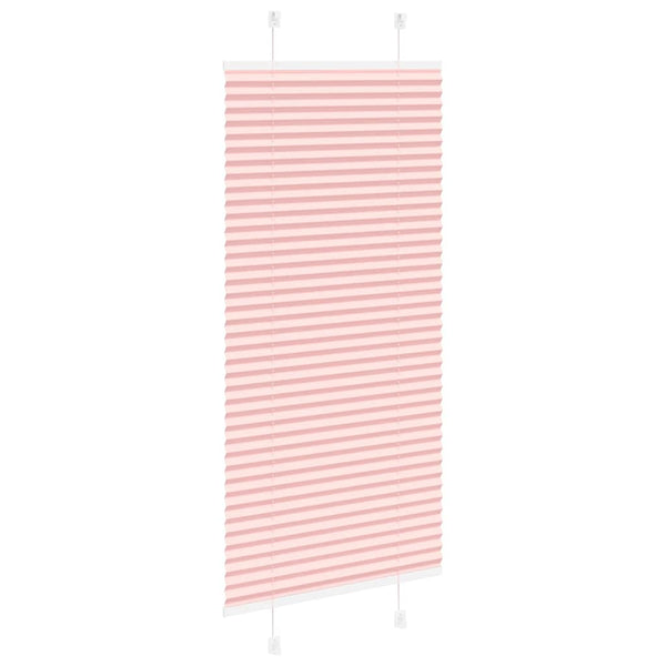 Pliseerattu kaihdin, pinkki, 55x150 cm, kangas, leveys 54,4 cm, polyesteri