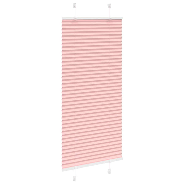 Pliseerattu kaihdin, pinkki, 65x150 cm, kangas, leveys 64,4 cm, polyesteri