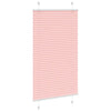 Pliseerattu kaihdin, pinkki, 70x150 cm, kangas, leveys 69,4 cm, polyesteri