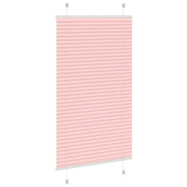 Pliseerattu kaihdin, pinkki, 75x150 cm, kangas, leveys 74,4 cm, polyesteri