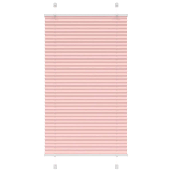 Pliseerattu kaihdin Pinkki 80x150 cm Kangas Leveys 79,4 cm Polyesteri