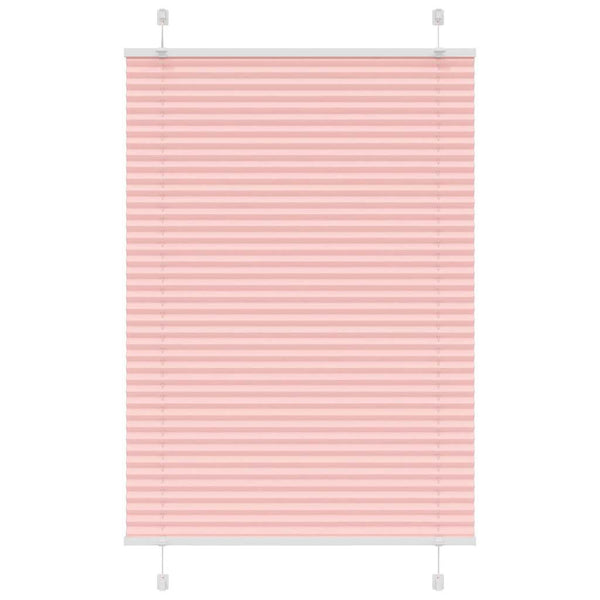 Pliseerattu kaihdin, pinkki, 85x150 cm, kangas, leveys 84,4 cm, polyesteri