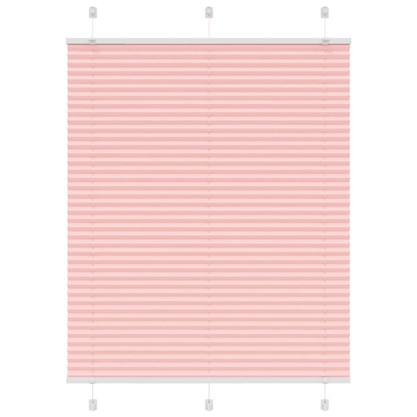 Pliseerattu kaihdin Pinkki 110x150 cm Kangas Leveys 109,4 cm Polyesteri
