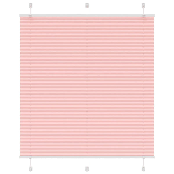 Pliseerattu kaihdin, pinkki, 115x150 cm, kangas, leveys 114,4 cm, polyesteri
