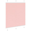 Pliseerattu kaihdin, pinkki, 115x150 cm, kangas, leveys 114,4 cm, polyesteri