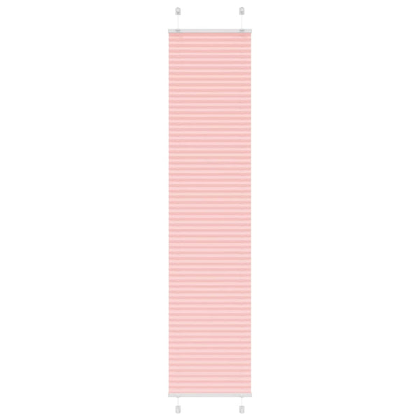 Pliseerattu kaihdin, pinkki, 45x200 cm, kangas, leveys 44,4 cm, polyesteri