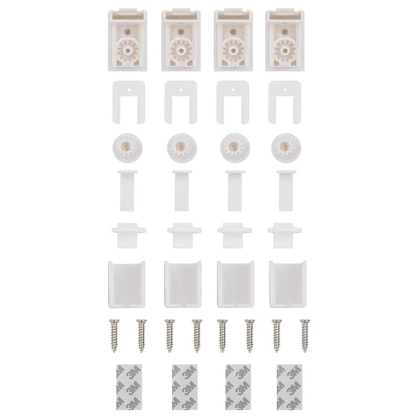 Pliseerattu kaihdin, pinkki, 50x200 cm, kangas, leveys 49,4 cm, polyesteri