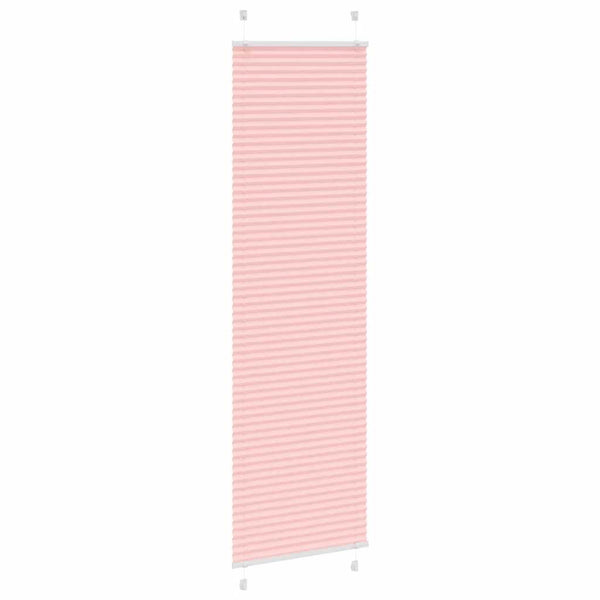 Pliseerattu kaihdin, pinkki, 65x200 cm, kangas, leveys 64,4 cm, polyesteri