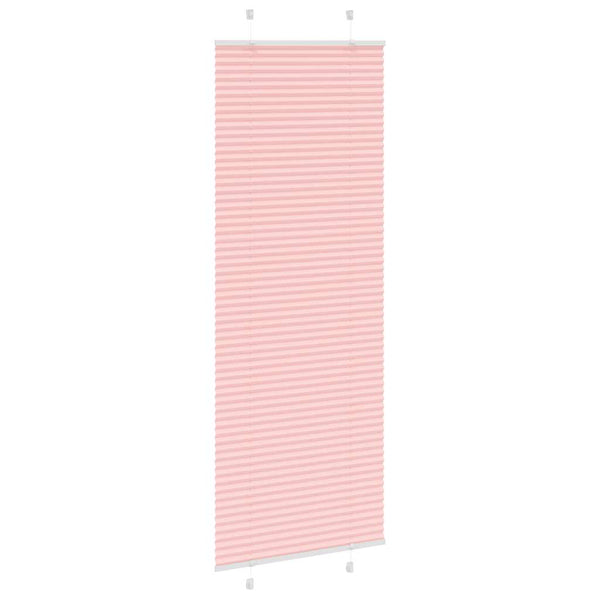 Pliseerattu kaihdin, pinkki, 70x200 cm, kangas, leveys 69,4 cm, polyesteri