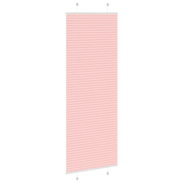 Pliseerattu kaihdin, pinkki, 70x200 cm, kangas, leveys 69,4 cm, polyesteri
