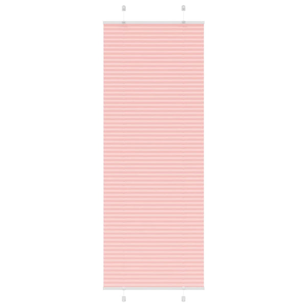 Plisovaná roleta růžová 80x200 cm Šířka látky 79,4 cm Polyester