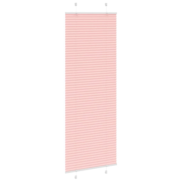 Plisovaná roleta růžová 80x200 cm Šířka látky 79,4 cm Polyester