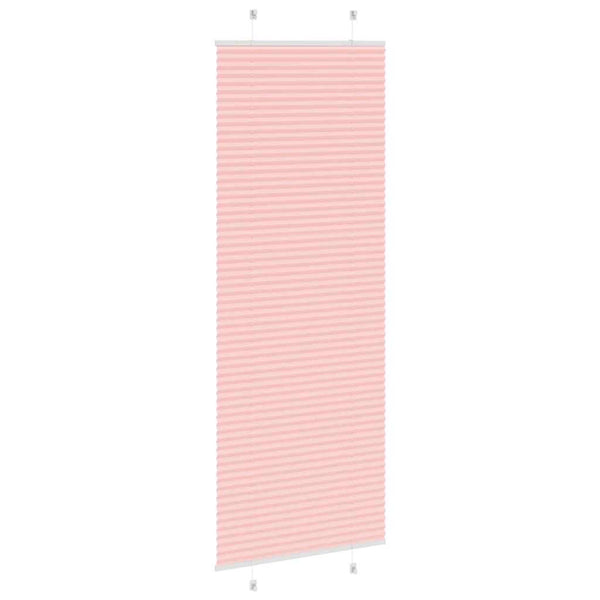 Plisovaná roleta růžová 80x200 cm Šířka látky 79,4 cm Polyester