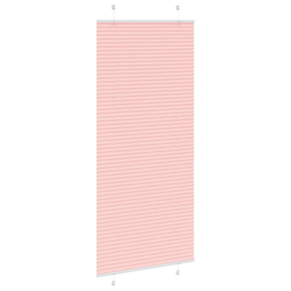 Pliseerattu kaihdin, pinkki, 90x200 cm, kangas, leveys 89,4 cm, polyesteri