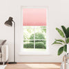 Pliseerattu kaihdin, pinkki, 105x200 cm, kangas, leveys 104,4 cm, polyesteri