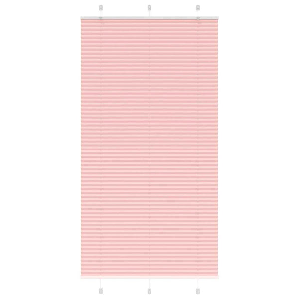 Pliseerattu kaihdin, pinkki, 110x200 cm, kangas, leveys 109,4 cm, polyesteri