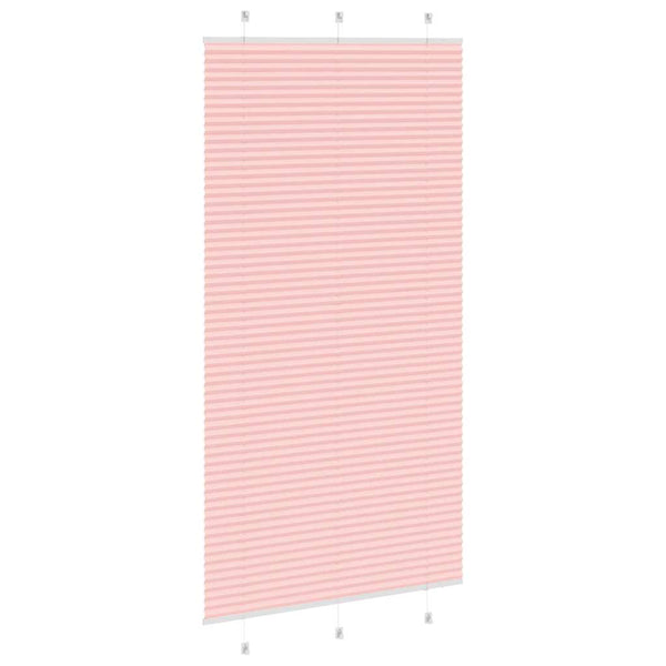 Pliseerattu kaihdin, pinkki, 110x200 cm, kangas, leveys 109,4 cm, polyesteri
