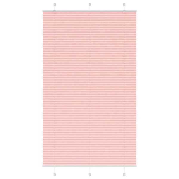Pliseerattu kaihdin, pinkki, 120x200 cm, kangas, leveys 119,4 cm, polyesteri