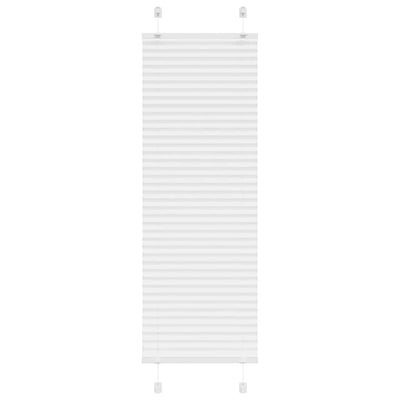 Valkoinen laskostettu blind Matita 50x100cm (kankaan leveys 49,4 cm)