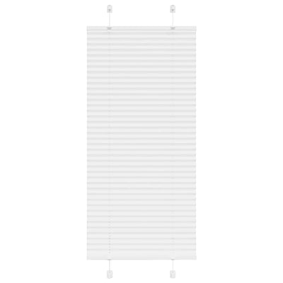 Valkoinen laskostettu blind Matita 60x100cm (kankaan leveys 59,4 cm)