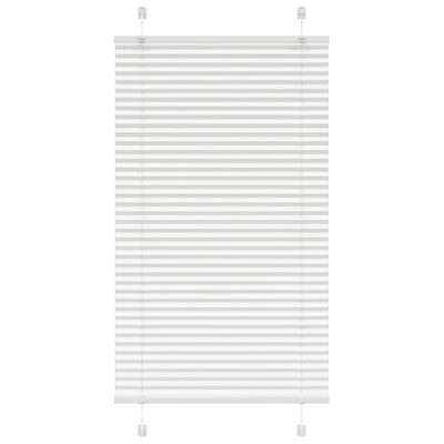 Valkoinen laskostettu blind Matita 80x100cm (kankaan leveys 79,4 cm)