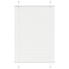 Valkoinen laskostettu blind Matita 85x100cm (kankaan leveys 84,4 cm)