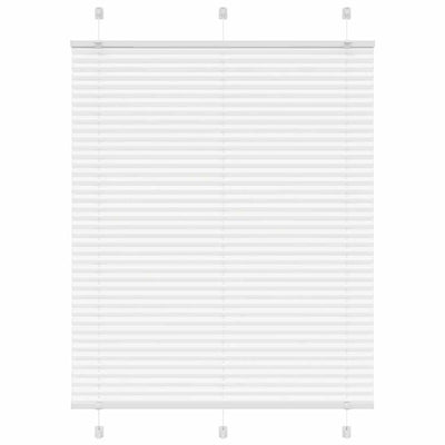 Valkoinen laskostettu sokea Matita 105x100cm (kankaan leveys 104,4 cm)